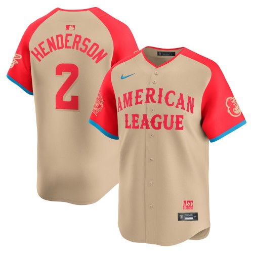 Gunnar Henderson American League Nike 2024 MLB All-Star Game Limited Player Jersey - Cream Gunnar Henderson American League Nike 2024 MLB All-Star Game Limited Player Jersey - Cream