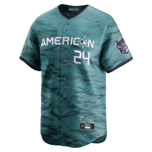 Ken Griffey Jr. American League Nike 2023 MLB All-Star Game Limited Player Jersey - Teal Ken Griffey Jr. American League Nike 2023 MLB All-Star Game Limited Player Jersey - Teal