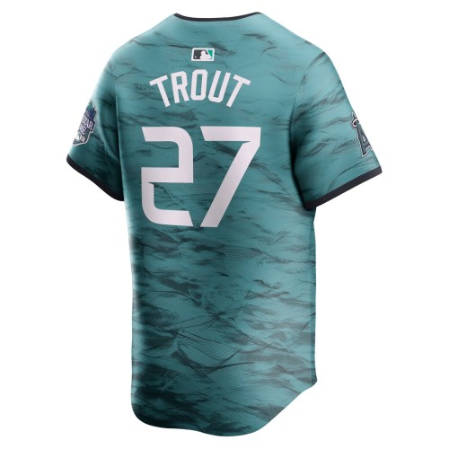 Mike Trout American League Nike 2023 MLB All-Star Game Limited Player Jersey - Teal Mike Trout American League Nike 2023 MLB All-Star Game Limited Player Jersey - Teal