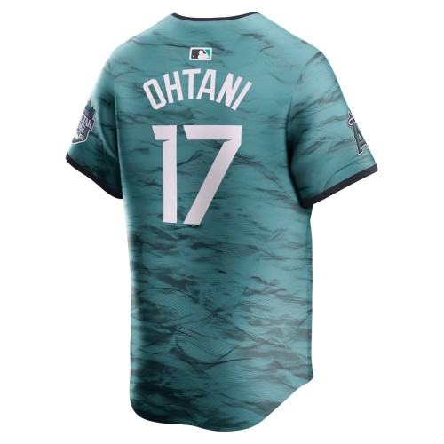 Shohei Ohtani American League Nike 2023 MLB All-Star Game Limited Player Jersey - Teal Shohei Ohtani American League Nike 2023 MLB All-Star Game Limited Player Jersey - Teal