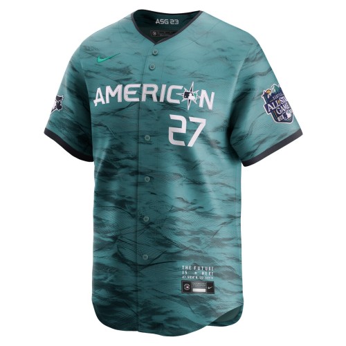 Vladimir Guerrero Jr. American League Nike 2023 MLB All-Star Game Limited Player Jersey - Teal Vladimir Guerrero Jr. American League Nike 2023 MLB All-Star Game Limited Player Jersey - Teal