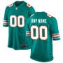 Miami Dolphins Nike Alternate Custom Game Jersey - Aqua Miami Dolphins Nike Alternate Custom Game Jersey - Aqua