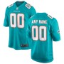 Miami Dolphins Nike Custom Game Jersey - Aqua Miami Dolphins Nike Custom Game Jersey - Aqua