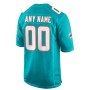 Miami Dolphins Nike Custom Game Jersey - Aqua Miami Dolphins Nike Custom Game Jersey - Aqua