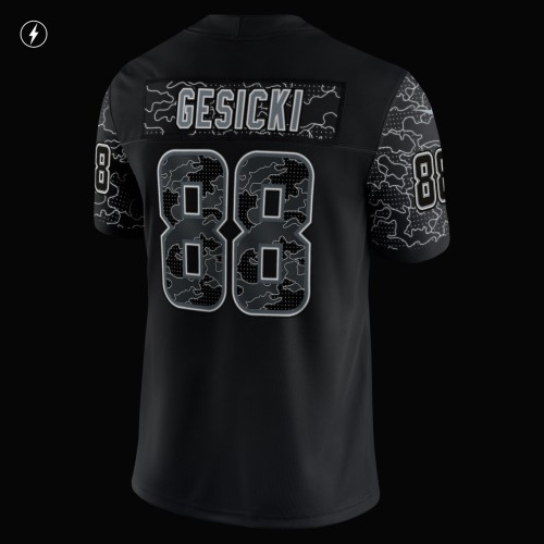 Mike Gesicki Miami Dolphins Nike RFLCTV Limited Jersey - Black Mike Gesicki Miami Dolphins Nike RFLCTV Limited Jersey - Black