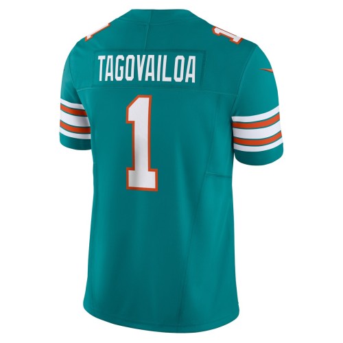 Tua Tagovailoa Miami Dolphins Nike Vapor F.U.S.E. Limited Jersey - Aqua Tua Tagovailoa Miami Dolphins Nike Vapor F.U.S.E. Limited Jersey - Aqua
