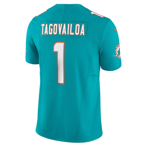 Tua Tagovailoa Miami Dolphins Nike Vapor F.U.S.E. Limited Jersey - Aqua Tua Tagovailoa Miami Dolphins Nike Vapor F.U.S.E. Limited Jersey - Aqua