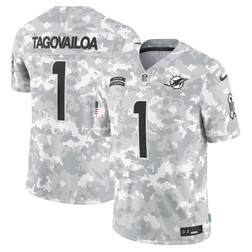 Tua Tagovailoa Miami Dolphins Nike 2024 Salute to Service Limited Jersey - Arctic Camo Tua Tagovailoa Miami Dolphins Nike 2024 Salute to Service Limited Jersey - Arctic Camo