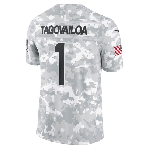 Tua Tagovailoa Miami Dolphins Nike 2024 Salute to Service Limited Jersey - Arctic Camo Tua Tagovailoa Miami Dolphins Nike 2024 Salute to Service Limited Jersey - Arctic Camo
