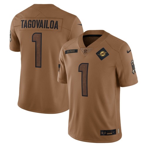 Tua Tagovailoa Miami Dolphins Nike 2023 Salute To Service Limited Jersey - Brown Tua Tagovailoa Miami Dolphins Nike 2023 Salute To Service Limited Jersey - Brown