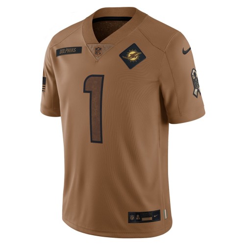 Tua Tagovailoa Miami Dolphins Nike 2023 Salute To Service Limited Jersey - Brown Tua Tagovailoa Miami Dolphins Nike 2023 Salute To Service Limited Jersey - Brown