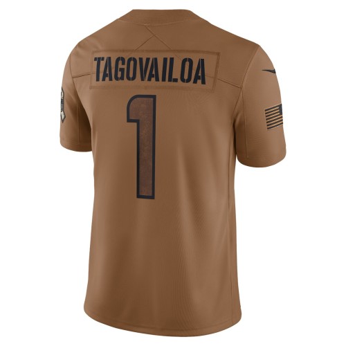 Tua Tagovailoa Miami Dolphins Nike 2023 Salute To Service Limited Jersey - Brown Tua Tagovailoa Miami Dolphins Nike 2023 Salute To Service Limited Jersey - Brown