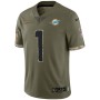 Tua Tagovailoa Miami Dolphins Nike 2022 Salute To Service Limited Jersey - Olive Tua Tagovailoa Miami Dolphins Nike 2022 Salute To Service Limited Jersey - Olive