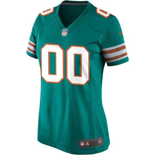 Miami Dolphins Nike Women's Alternate Custom Game Jersey - Aqua Miami Dolphins Nike Women's Alternate Custom Game Jersey - Aqua