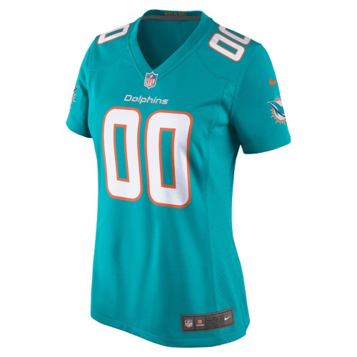 Miami Dolphins Nike Women's Custom Game Jersey - Aqua Miami Dolphins Nike Women's Custom Game Jersey - Aqua