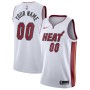 Miami Heat Nike 2020/21 Swingman Custom Jersey - Association Edition - White Miami Heat Nike 2020/21 Swingman Custom Jersey - Association Edition - White