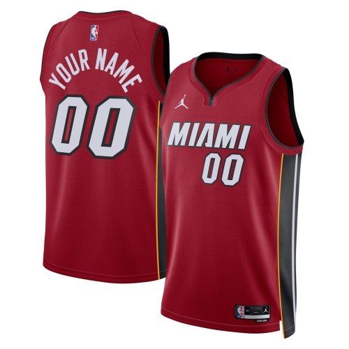 Miami Heat Jordan Brand Unisex 2022/23 Swingman Custom Jersey - Statement Edition - Red Miami Heat Jordan Brand Unisex 2022/23 Swingman Custom Jersey - Statement Edition - Red