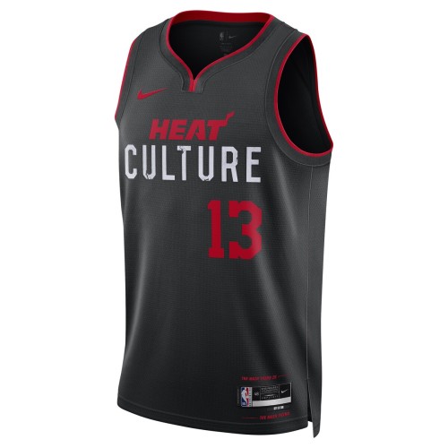 Bam Adebayo Miami Heat Nike Unisex 2023/24 Swingman Jersey - Black - City Edition Bam Adebayo Miami Heat Nike Unisex 2023/24 Swingman Jersey - Black - City Edition