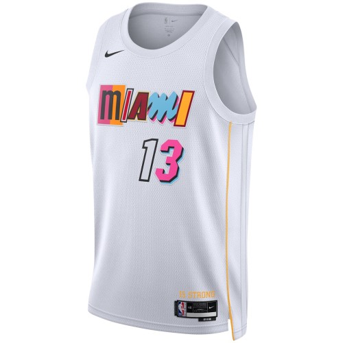 Bam Adebayo Miami Heat Nike Unisex 2022/23 Swingman Jersey - City Edition - White Bam Adebayo Miami Heat Nike Unisex 2022/23 Swingman Jersey - City Edition - White