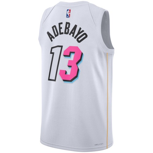 Bam Adebayo Miami Heat Nike Unisex 2022/23 Swingman Jersey - City Edition - White Bam Adebayo Miami Heat Nike Unisex 2022/23 Swingman Jersey - City Edition - White