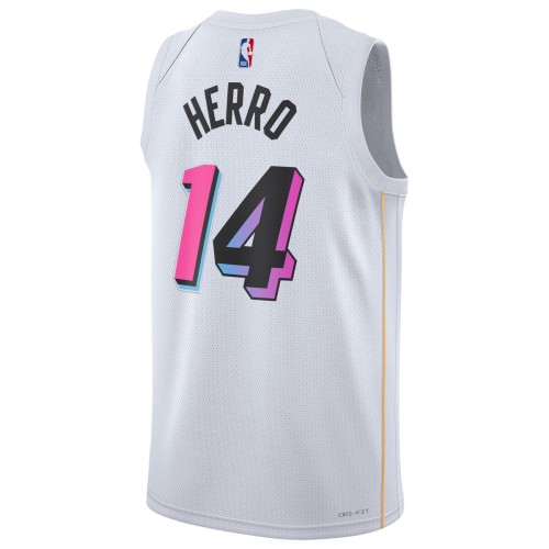 Tyler Herro Miami Heat Nike Unisex 2022/23 Swingman Jersey - City Edition - White Tyler Herro Miami Heat Nike Unisex 2022/23 Swingman Jersey - City Edition - White