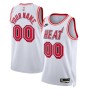 Miami Heat Nike Unisex 2022/23 Custom Swingman Jersey - Classic Edition - White Miami Heat Nike Unisex 2022/23 Custom Swingman Jersey - Classic Edition - White