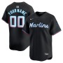 Miami Marlins Nike Alternate Limited Custom Jersey – Black Miami Marlins Nike Alternate Limited Custom Jersey – Black