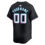 Miami Marlins Nike Alternate Limited Custom Jersey – Black Miami Marlins Nike Alternate Limited Custom Jersey – Black