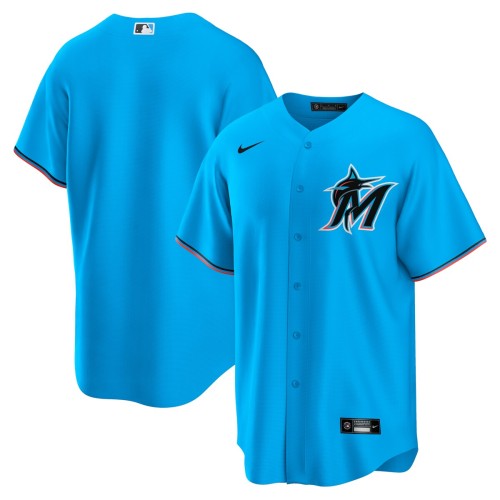 Miami Marlins Nike Alternate Replica Team Jersey - Blue Miami Marlins Nike Alternate Replica Team Jersey - Blue