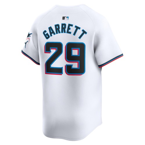 Braxton Garrett Miami Marlins Nike Home Limited Player Jersey - White Braxton Garrett Miami Marlins Nike Home Limited Player Jersey - White