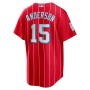Brian Anderson Miami Marlins Nike City Connect Replica Player Jersey - Red Brian Anderson Miami Marlins Nike City Connect Replica Player Jersey - Red