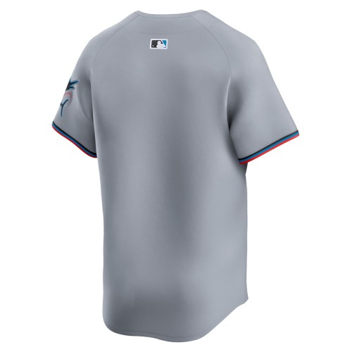 Miami Marlins Nike Road Limited Jersey – Gray Miami Marlins Nike Road Limited Jersey – Gray