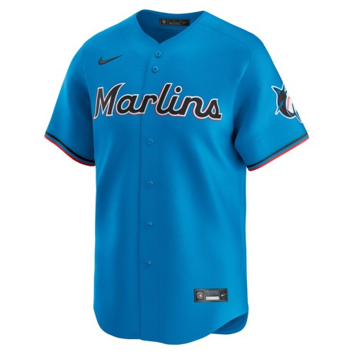 Jazz Chisholm Jr. Miami Marlins Nike Alternate Limited Player Jersey – Blue Jazz Chisholm Jr. Miami Marlins Nike Alternate Limited Player Jersey – Blue