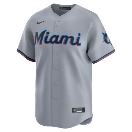 Jazz Chisholm Jr. Miami Marlins Nike Road Limited Player Jersey – Gray Jazz Chisholm Jr. Miami Marlins Nike Road Limited Player Jersey – Gray