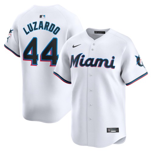 Jesus Luzardo Miami Marlins Nike Home Limited Player Jersey - White Jesus Luzardo Miami Marlins Nike Home Limited Player Jersey - White
