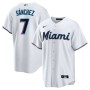 Jesús Sánchez Miami Marlins Nike Home Replica Player Jersey - White Jesús Sánchez Miami Marlins Nike Home Replica Player Jersey - White