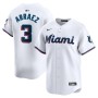 Luis Arraez Miami Marlins Nike Home Limited Player Jersey - White Luis Arraez Miami Marlins Nike Home Limited Player Jersey - White