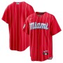 Miami Marlins Nike City Connect Replica Team Jersey - Red Miami Marlins Nike City Connect Replica Team Jersey - Red