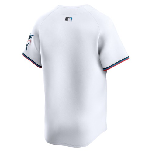 Miami Marlins Nike Home Limited Jersey - White Miami Marlins Nike Home Limited Jersey - White