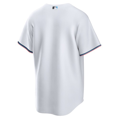 Miami Marlins Nike Home Replica Team Jersey - White Miami Marlins Nike Home Replica Team Jersey - White