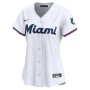 Miami Marlins Nike Women's Home Limited Custom Jersey - White Miami Marlins Nike Women's Home Limited Custom Jersey - White