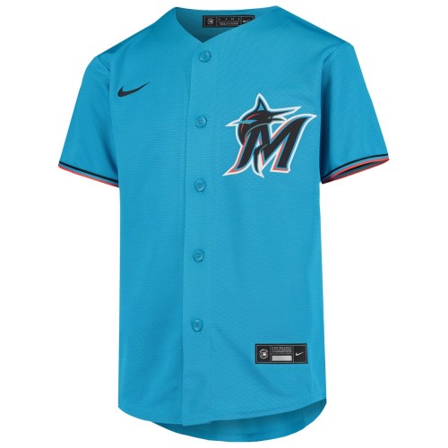 Miami Marlins Nike Youth Alternate Replica Team Jersey - Blue Miami Marlins Nike Youth Alternate Replica Team Jersey - Blue