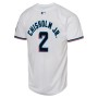 Jazz Chisholm Miami Marlins Nike Youth Home Limited Player Jersey - White Jazz Chisholm Miami Marlins Nike Youth Home Limited Player Jersey - White
