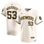 Brandon Woodruff Milwaukee Brewers Nike Home Limited Player Jersey - Cream Brandon Woodruff Milwaukee Brewers Nike Home Limited Player Jersey - Cream
