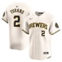 Brice Turang Milwaukee Brewers Nike Home Limited Player Jersey - Cream Brice Turang Milwaukee Brewers Nike Home Limited Player Jersey - Cream