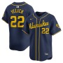 Christian Yelich Milwaukee Brewers Nike Alternate Limited Player Jersey – Navy Christian Yelich Milwaukee Brewers Nike Alternate Limited Player Jersey – Navy