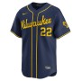Christian Yelich Milwaukee Brewers Nike Alternate Limited Player Jersey – Navy Christian Yelich Milwaukee Brewers Nike Alternate Limited Player Jersey – Navy