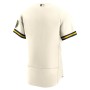 Milwaukee Brewers Nike Home Authentic Team Logo Jersey - Cream Milwaukee Brewers Nike Home Authentic Team Logo Jersey - Cream