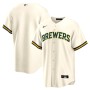 Milwaukee Brewers Nike Home Replica Team Jersey - Cream Milwaukee Brewers Nike Home Replica Team Jersey - Cream