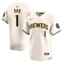 Milwaukee Brewers Nike #1 Dad Home Limited Jersey - Cream Milwaukee Brewers Nike #1 Dad Home Limited Jersey - Cream